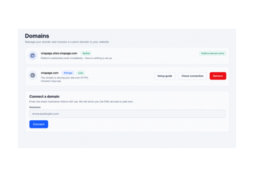 Publish & Connect