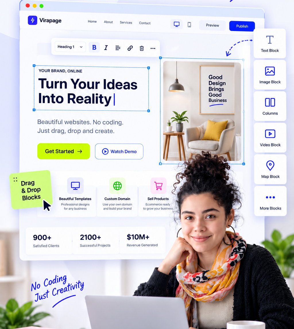 Your website. Ready in minutes.